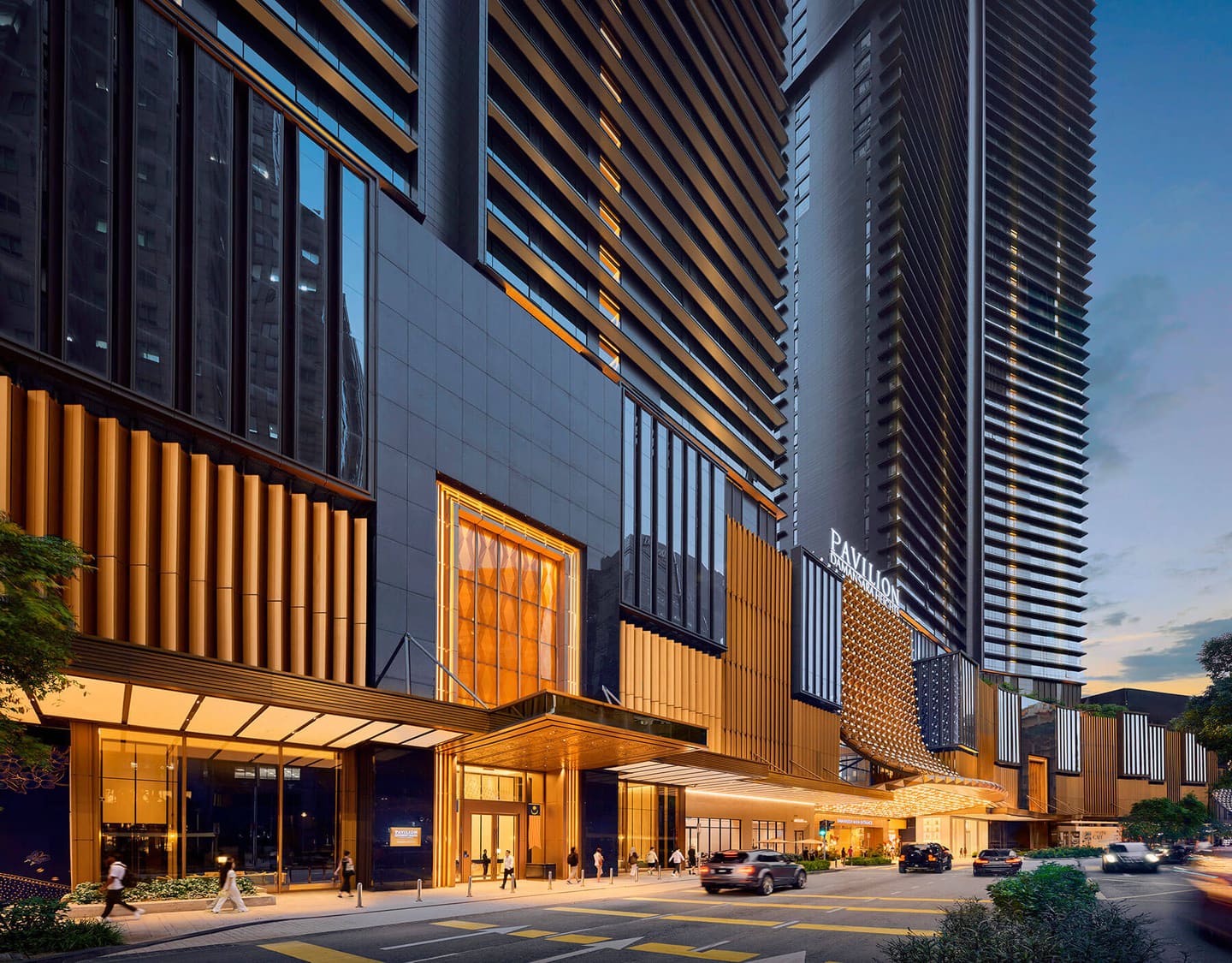 Pavilion Damansara Heights Mall beneath the residences
